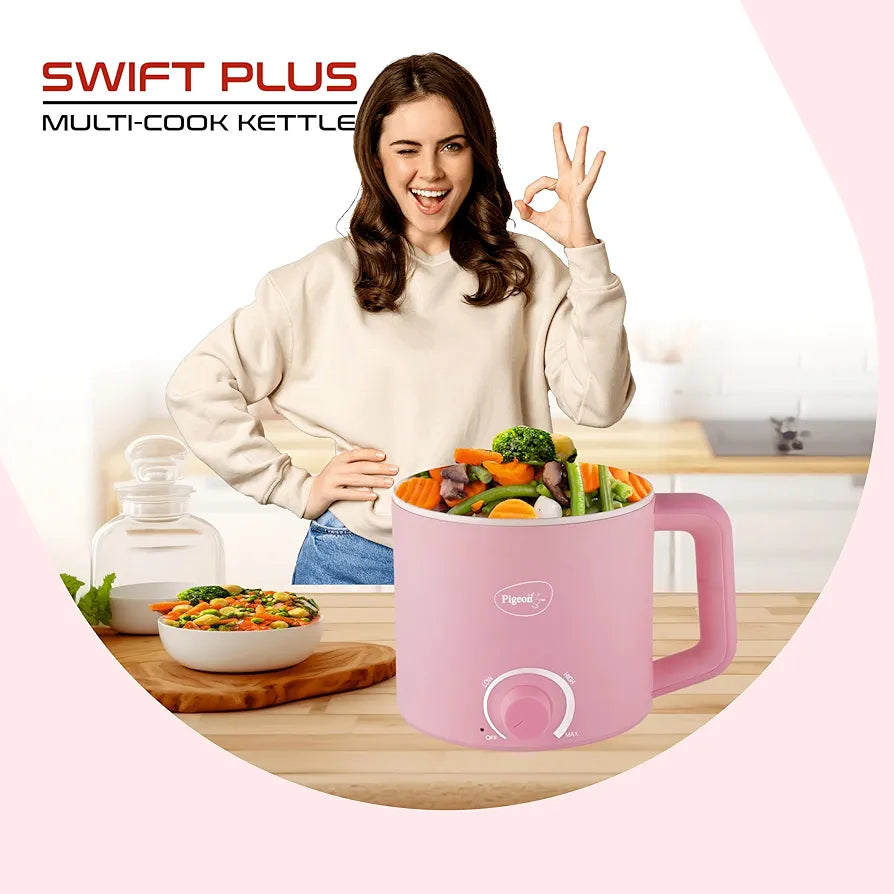 PIGEON 16213/214 SWIFT PLUS MULTI COOK KETTLE 1.5L PIGEON 16213/214 SWIFT PLUS MULTI COOK KETTLE 1.5L